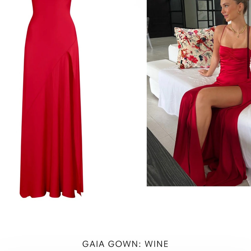 Huntr the Labl Wine Gaia Gown